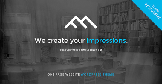 55+ Best Seller Responsive WordPress Onepage Themes