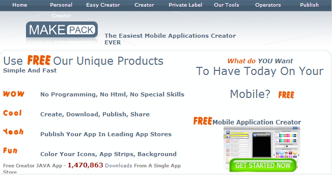 free mobile app builder