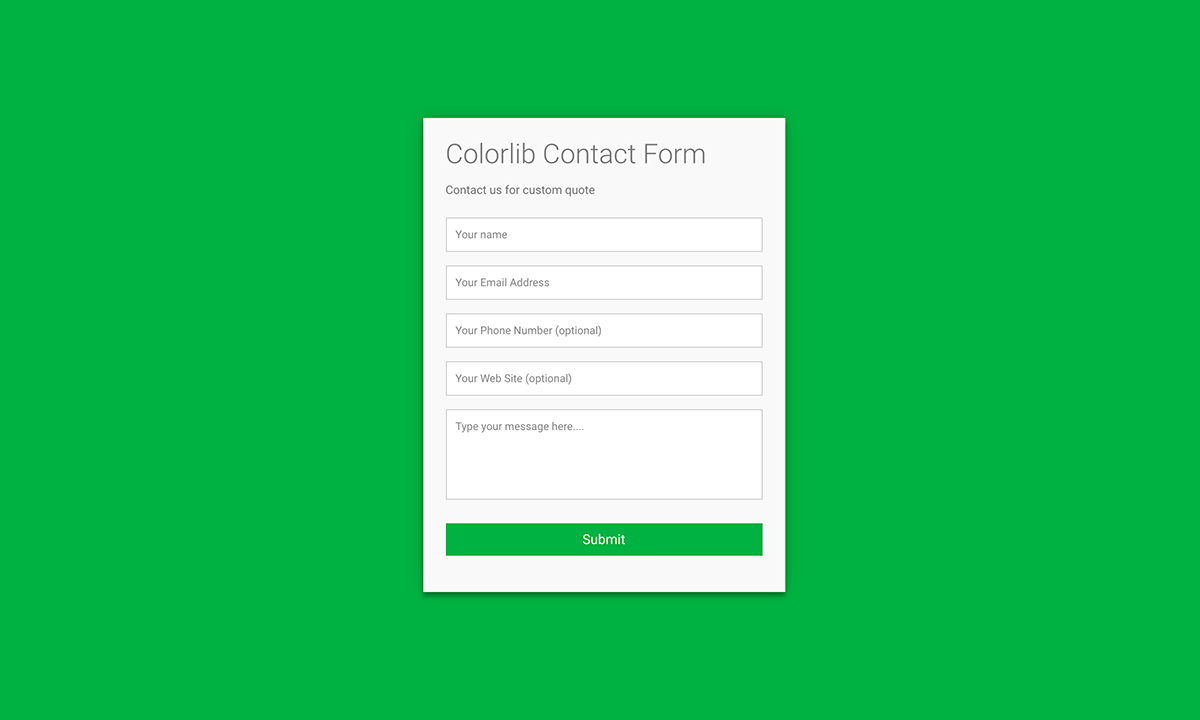 15+ HTML5 Contact Form with CSS3 Templates built with.