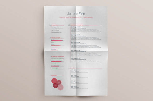 30+ Amazing Latest Free Resume Templates in PSD, Docx, Word and AI